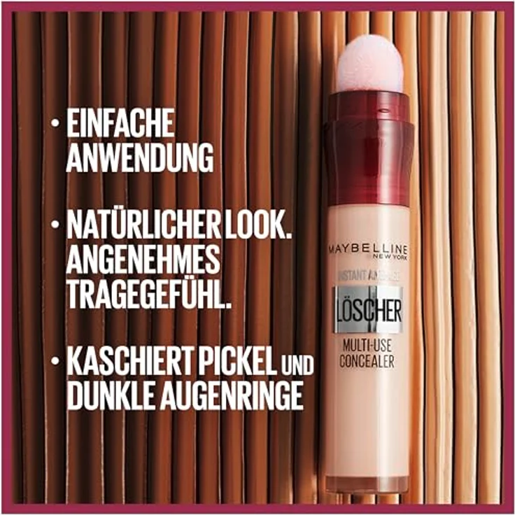 Maybelline New York Instant Anti-Age Effekt Concealer, flüssiger Abdeckstift mit Mikro-Lösch-Applikator, Nr. 115 Warm Light, 6,8 ml – Bild 4