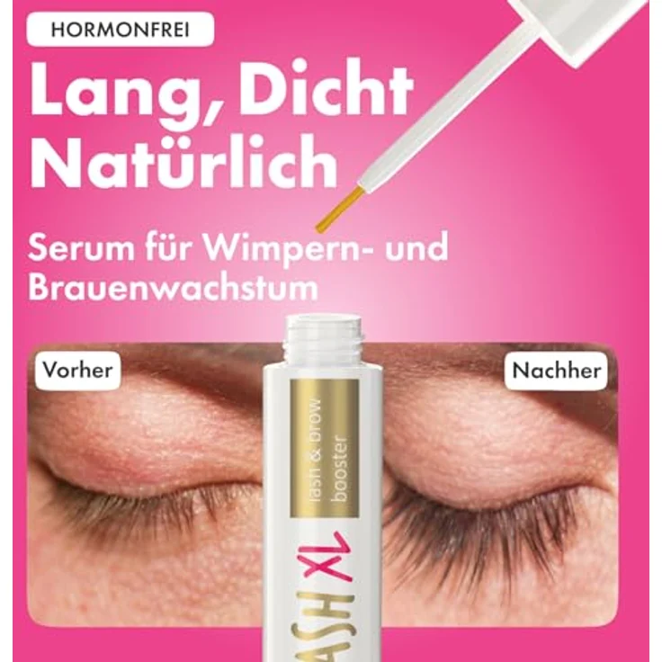 Toplash XL Wimpern- und Augenbrauen-Booster, Wachstumsserum mit natürlichen Potanicals und Peptiden, 6 ml – Bild 3
