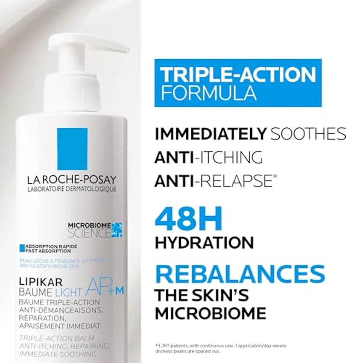 La Roche-Posay Lipikar Baume Light Ap+M Bodylotion 400 ml – Bild 3