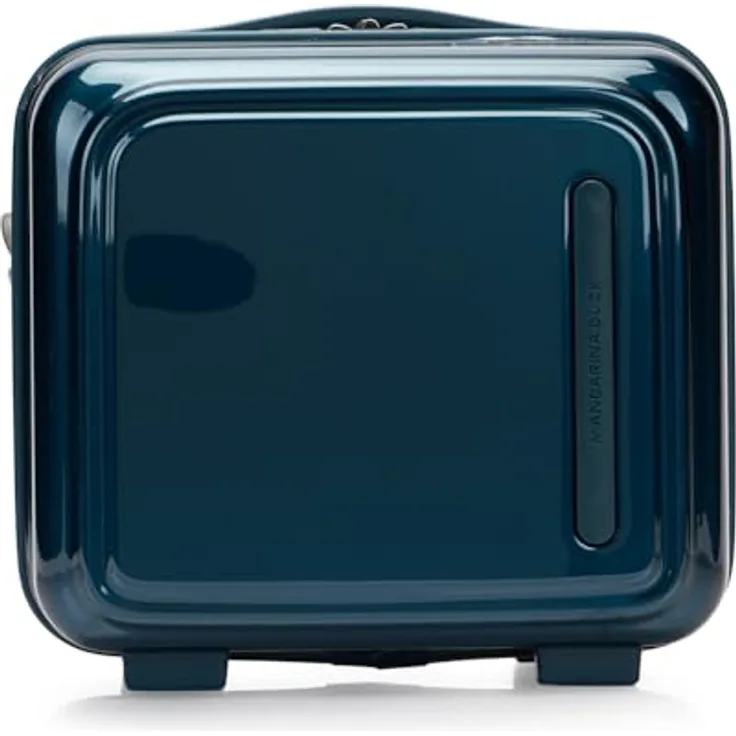 Mandarina Duck LOGODUCK Beauty Case, rigido in policarbonato mit verstellbarem Tragegurt und Smart Sleeve, Schwarz