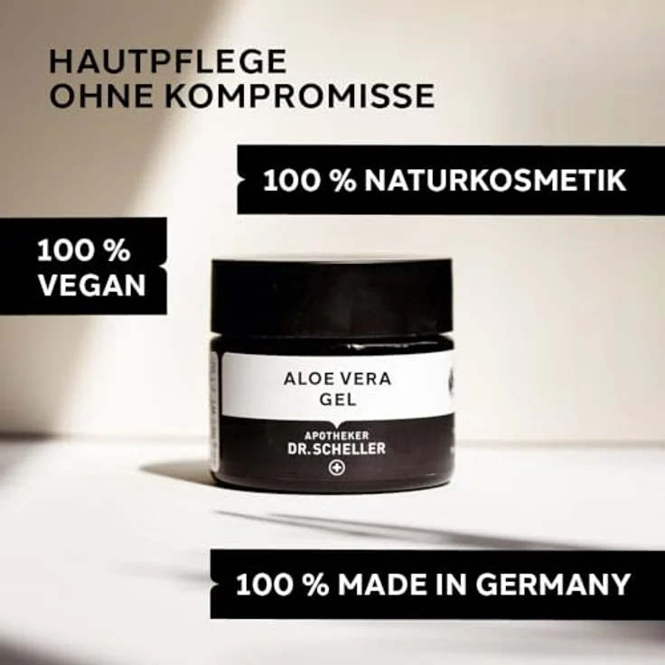 Dr. Scheller Aloe Vera Gel, spendet intensive Feuchtigkeit, kühlt sonnenstrapazierte Haut, 50 ml – Bild 2