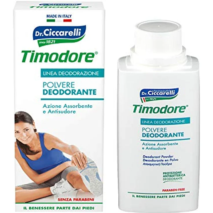 Dr.Ciccarelli Dottor Ciccarelli Timodore deodorant für Füsse in Puder form 75 g – Bild 2