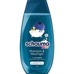 Schauma Schwarzkopf Kids Shampoo & Waschgel Blaubeere (1x 250 ml), entwirrt das Haar für leichtere Kämmbarkeit