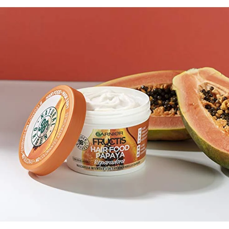 Garnier Fructis Hair Food Papaya Mascarilla Reparadora 390 ml – Bild 5