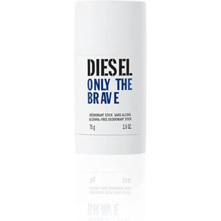 Diesel Only The Brave, Transparenter Deo Stick für Männer, Festes und langanhaltendes Deodorant mit hohem Schutz | 75g