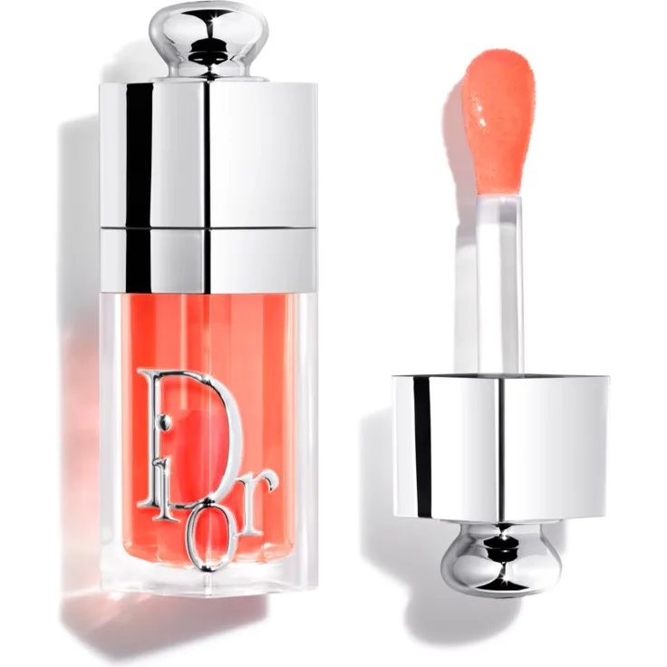 DIOR Dior Addict Lip Glow Oil, 6 ml, feuchtigkeitsspendendes Lippenöl mit 3 hochglänzenden Finishes, Farbton 041 Peachy