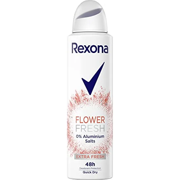 Rexona Deo Spray Flower Fresh Deo ohne Aluminium mit 48-Stunden-Schutz gegen Körpergeruch 150 ml 1 Stück