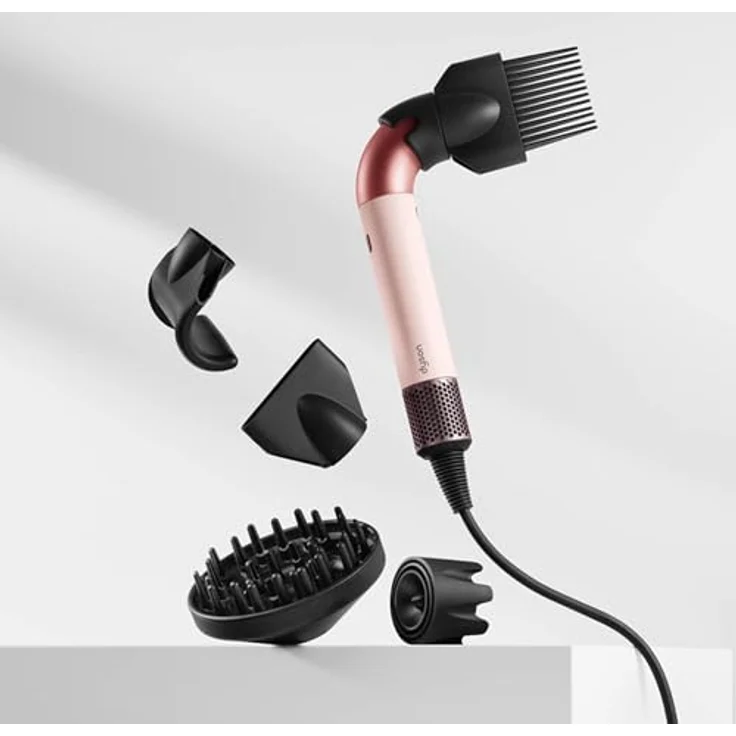 Dyson Supersonic, Föhn mit 1700 Watt Leistung, Ionen-Technologie, 3 Gebläsestufen, 4 Wärmestufen, ergonomisches Design, schwarz – Bild 5