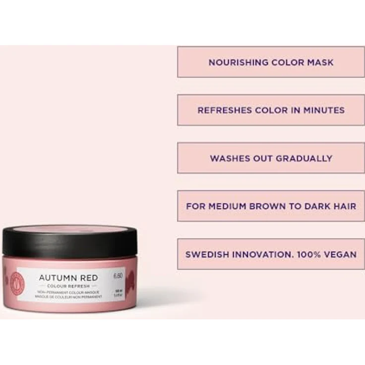 Maria Nila Colour Refresh Autumn Red 6.60 100 ml – Bild 2