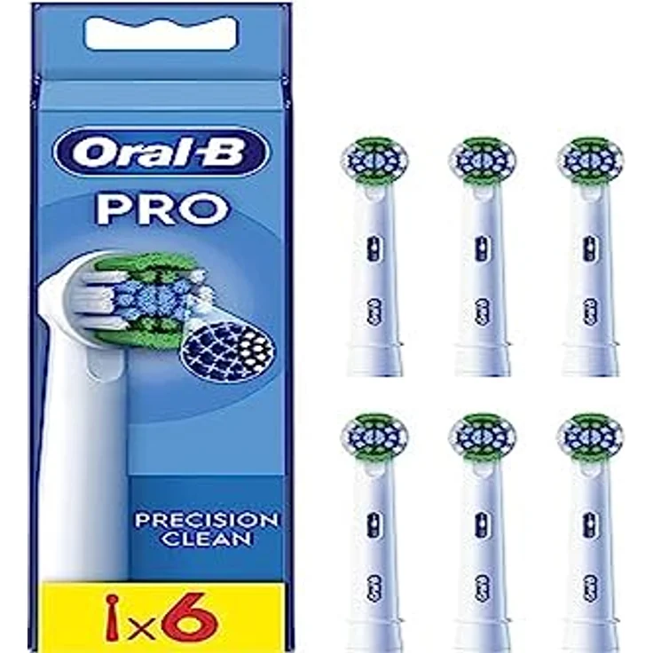 Oral-B Pro Precision Clean, Zahnbürstenkopf mit X-förmigen Borsten, 6er Pack – Bild 2