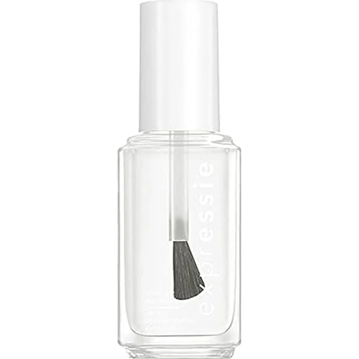 Essie Schnelltrocknender Nagellack „expressie“, Nr. 390 always transparent, Klar, Vegane Formel, 10 ml – Bild 1