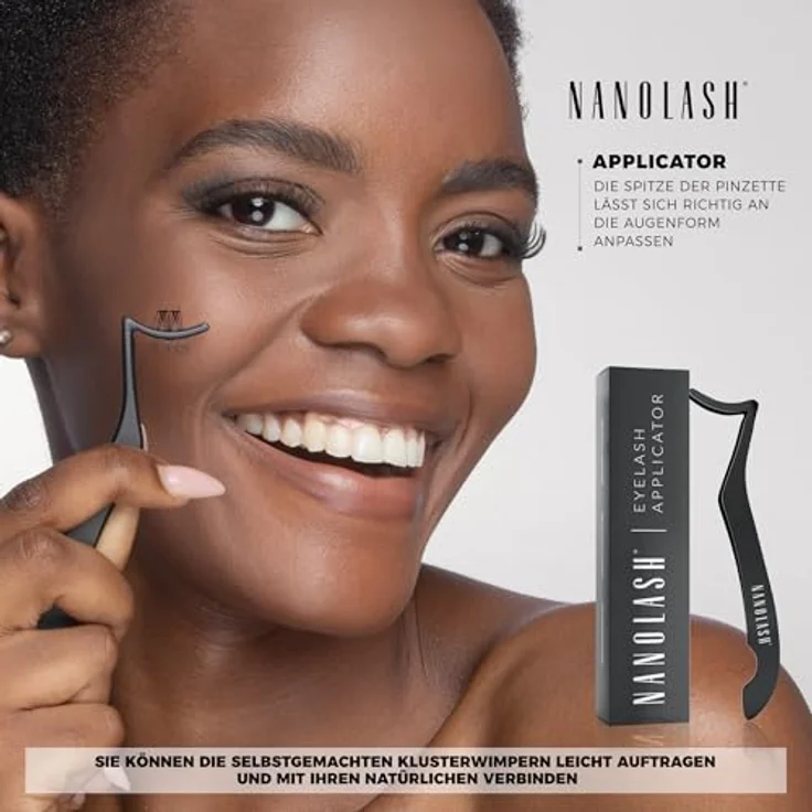 Applikator für cluster wimpern Nanolash - Applikator für falsche Wimpern, Applikator für Wimpernverlängerungen zu Hause – Bild 3