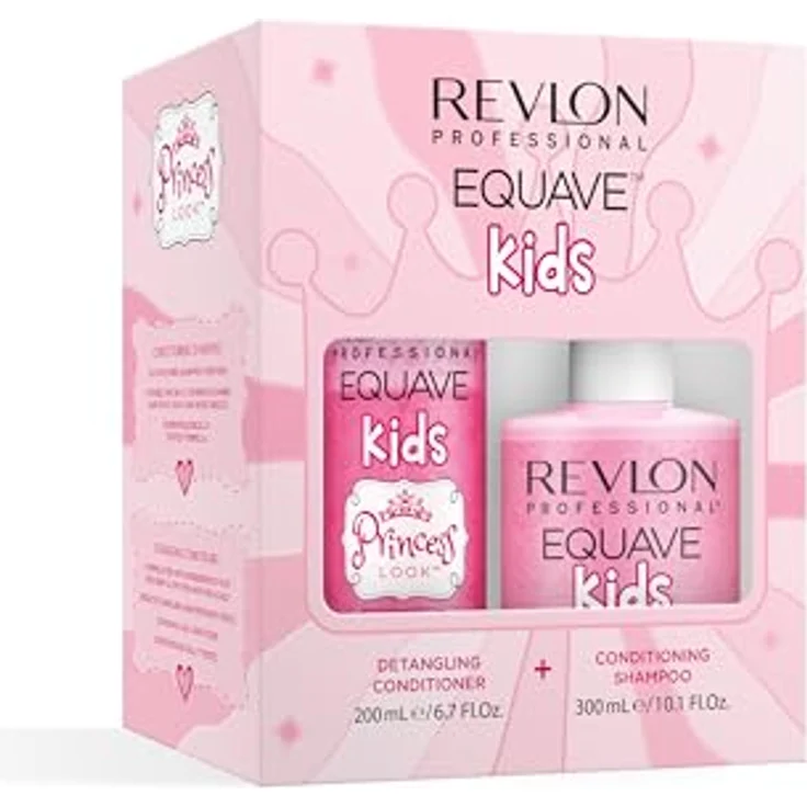 Revlon Professional Equave Kids Geschenkset für Mädchen, Pflegepaket mit sanftem Shampoo (300 ml) und Conditioner (200 ml) – Bild 1
