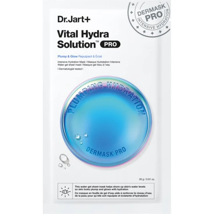 Dr. Jart+ Vital Hydra Solutionâ„¢ Intensive Hydration Mask, intensive feuchtigkeitsspendende Tuchmaske, 26 g – Bild 1