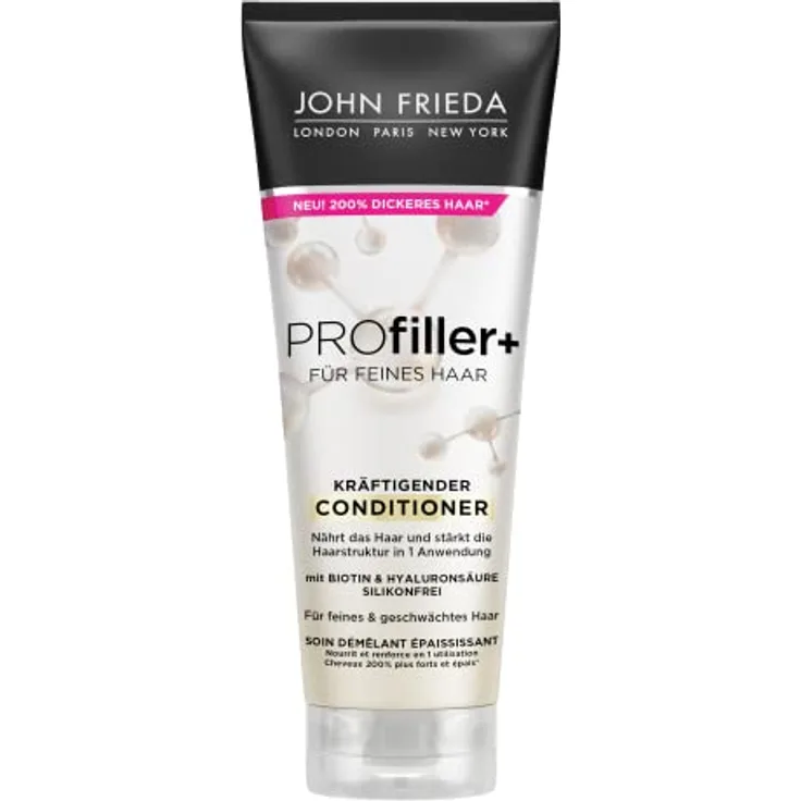 John Frieda Profiller+ Conditioner - Inhalt: 250 ml - Haartyp: fein, geschwächt - Nährt das Haar - Silikonfrei