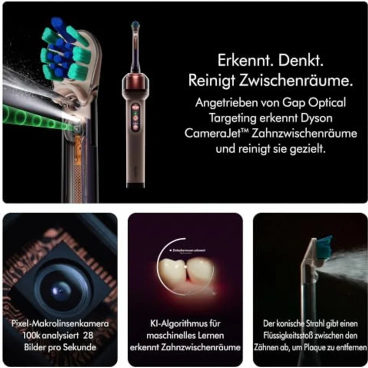 Dyson CameraJet™ elektrische Zahnbürste mit Präzisionsmunddusche (Ceramic Pink) – Bild 4
