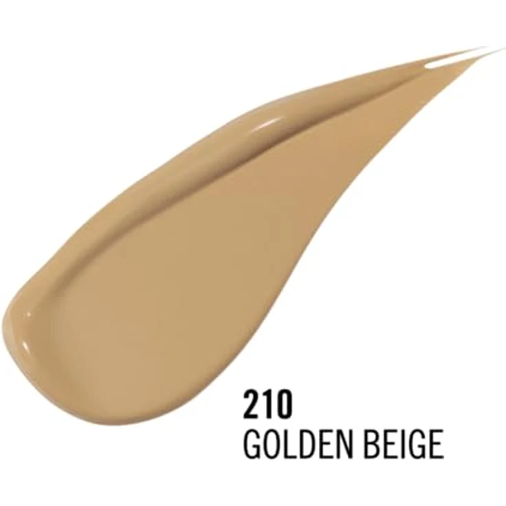 Rimmel Kind & Free Glow It Up, leichtes feuchtigkeitsspendendes Make-up, Farbton 210 Golden Beige, 30 ml – Bild 4