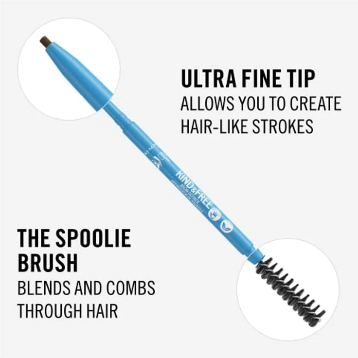 Rimmel London Kind & Free Augenbrauenstift Brow Definer, natürliche Pigmente, natürliche Wirkung, vegane Formel - 006 - Espresso, 0,09 g – Bild 5