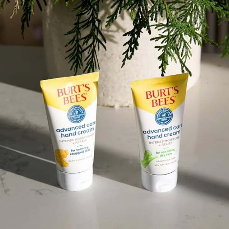 Burt's Bees Advanced Care Hand Cream, Handcreme mit Aloe Vera und Sheabutter für empfindliche Haut, 71 g, duftfrei – Bild 5