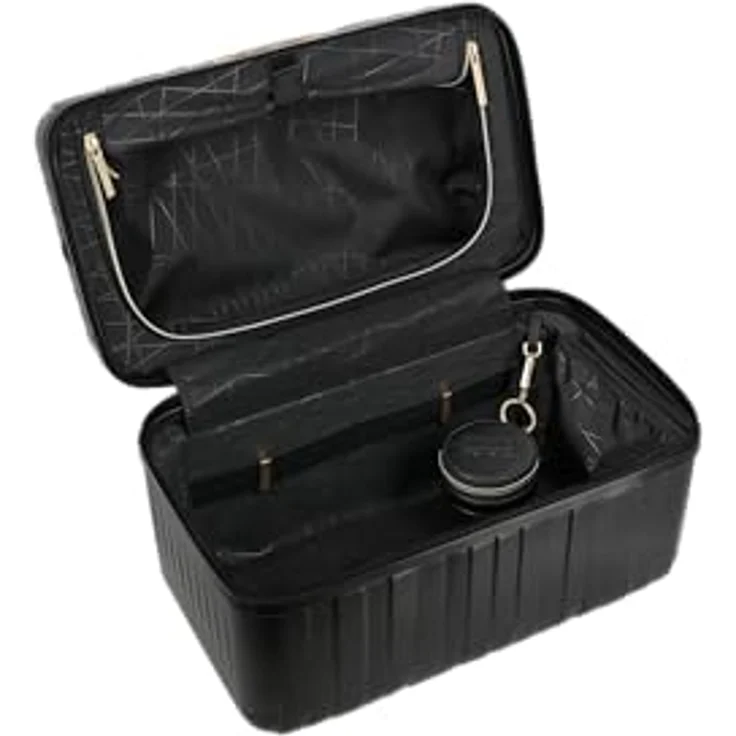 Travelite BARBARA Beautycase, 37 cm, 100% Polycarbonat, schwarz – Bild 5