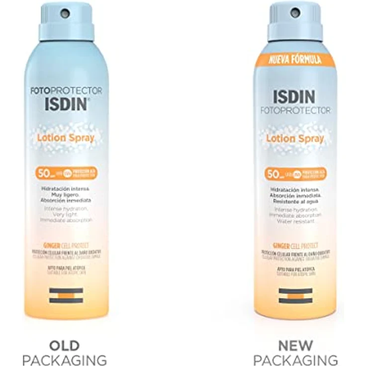 ISDIN Fotoprotector Lotion Spray LSF50 (250ml) | Schutz für normale bis hin zu trockener Haut, die eine Extraportion Feuchtigkeit braucht – Bild 2