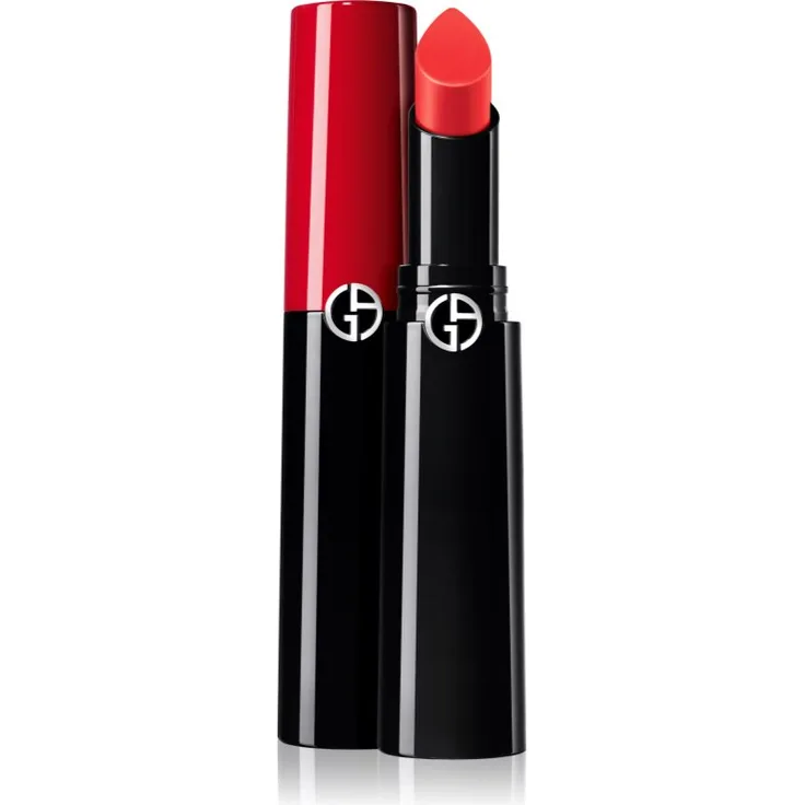 Armani Lip Power, cremiger Lippenstift, Farbton 304 Apricot, 3,1 g, hochpigmentierte Farbe und glanzvolle Textur