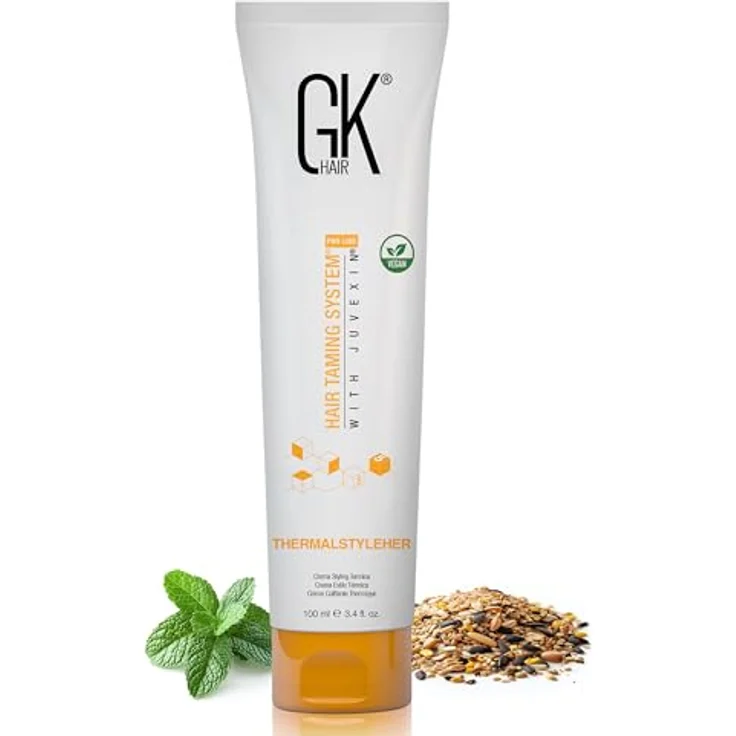 Gk Hair Thermal Style Her, Haarcreme zum Heissstylen mit Keratin, 100 ml - glättend und frizzfrei – Bild 1