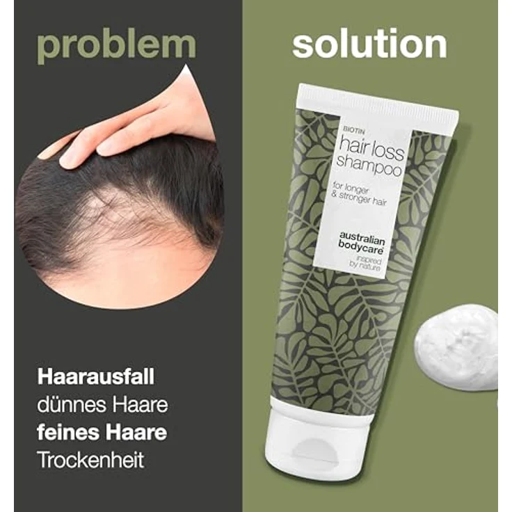 Australian Bodycare Tea Tree Oil Shampoo gegen Haarausfall, 200 ml, stimuliert Haarwuchs und stärkt Haarfasern – Bild 2
