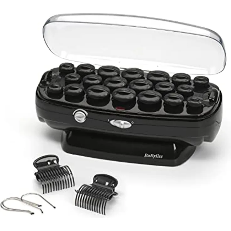 Babyliss Thermo Ceramic Rollers aufheizbare Lockenwickler mit Keramik-Beschichtung und Ionen-Technologie für Seidige langanhaltende Locken RS035E