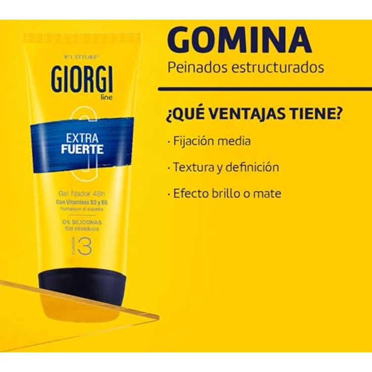 Giorgi Line Extra starker Schaum, 0% Silikon, 48h Halt, für alle Haartypen, 3-170 ml – Bild 3