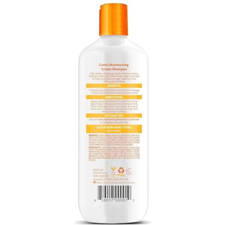 Cantu Sheabutter Feuchtigkeitsspendende Creme Shampoo 400 ml – Bild 9