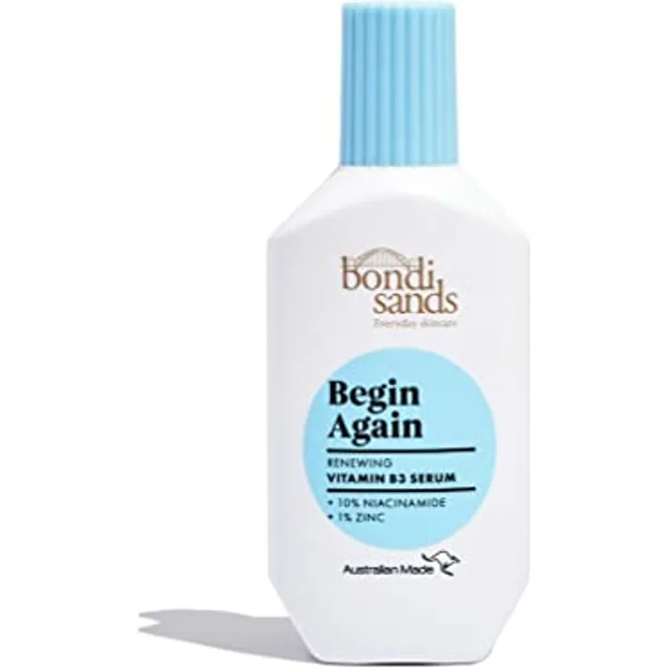 Bondi Sands - Begin Again Vitamin B3 Serum - Anti-Aging Serum mit Vitamin B3 für das Gesicht, gegen Pigmentflecken und unreine Haut, 30ml