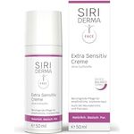 SIRIDERMA Extra Sensitiv Creme | Basische Gesichtscreme für sensible, sehr trockene Haut | Auch bei Neurodermitis, Psoriasis (ohne Parfum, 50 ml)