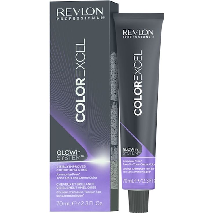 Revlon Professional Color Excel Ammonia-Free Tone-On-Tone Creme Haarfarbe, 70 ml, für gesundes und glänzendes Haar, Unisex