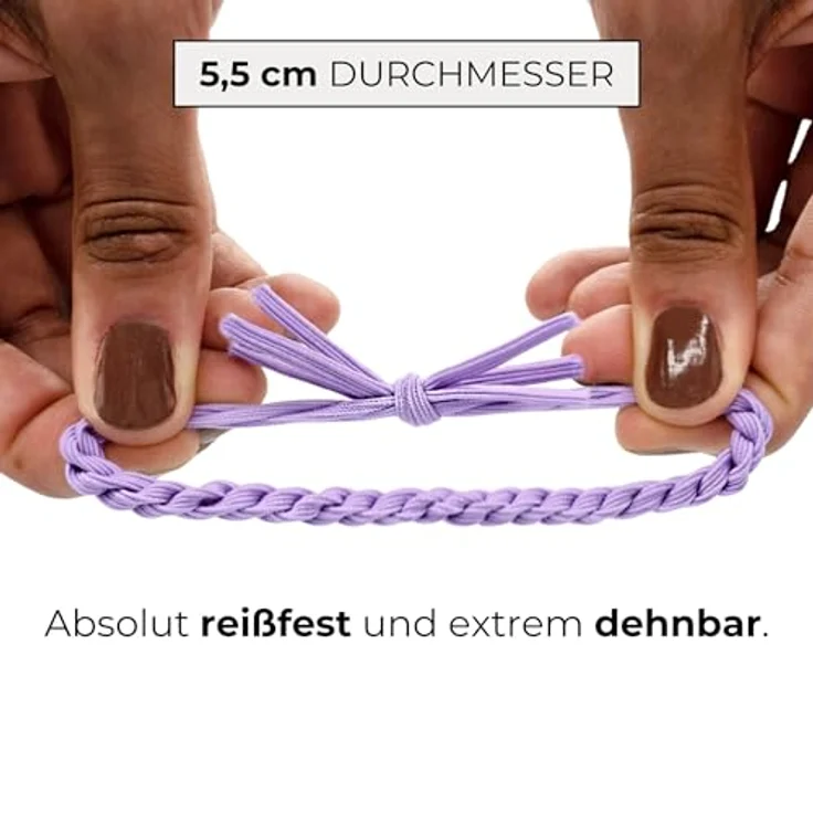 Bellody Original Haargummis Classic Black 4 Stück – Bild 4