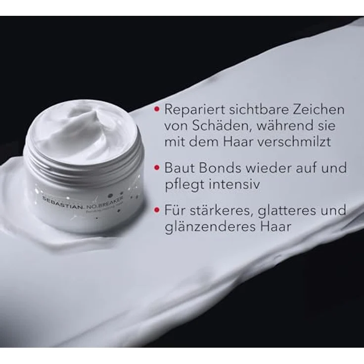 SEBASTIAN PROFESSIONAL NO.BREAKER Rebalancing Bonding Pre-Shampoo Crème, Reparierendes Bonding System, Schutz vor Haarbruch, Für geschmeidiges, widerstandsfähiges Haar, 200ml – Bild 3