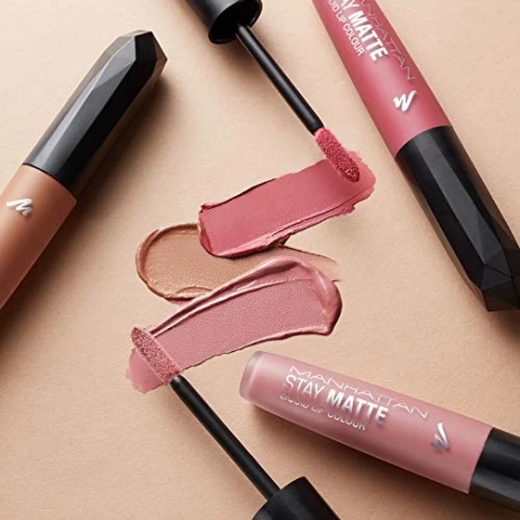 Manhattan Cosmetics Stay Matte Liquid Lip Colour 105 Raw Kiss, 5,5 ml – Bild 4