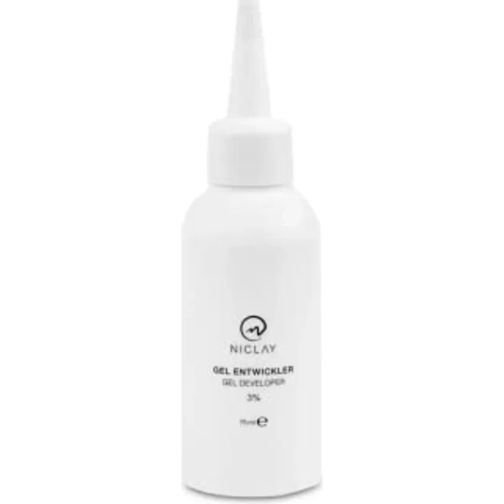 NICLAY Gel Entwickler 3% für Augenbrauen- & Wimpernfarben, intensives Ergebnis für Lashes & Brauen, tierversuchsfrei & vegan, 75ml