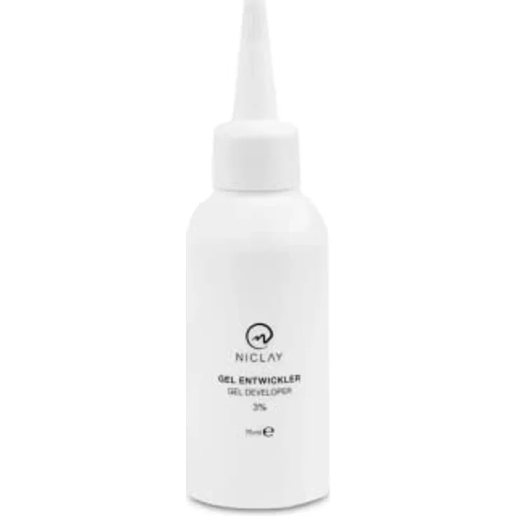 NICLAY Gel Entwickler 3% für Augenbrauen- & Wimpernfarben, intensives Ergebnis für Lashes & Brauen, tierversuchsfrei & vegan, 75ml – Bild 1