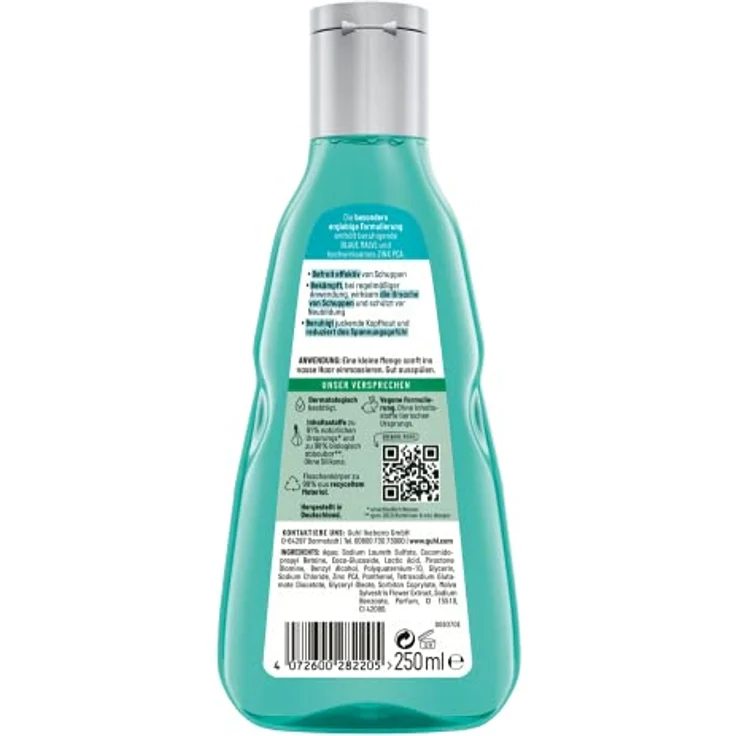 Guhl Anti-Schuppen Shampoo - Inhalt: 250 ml - Haartyp: Schuppen – Bild 2