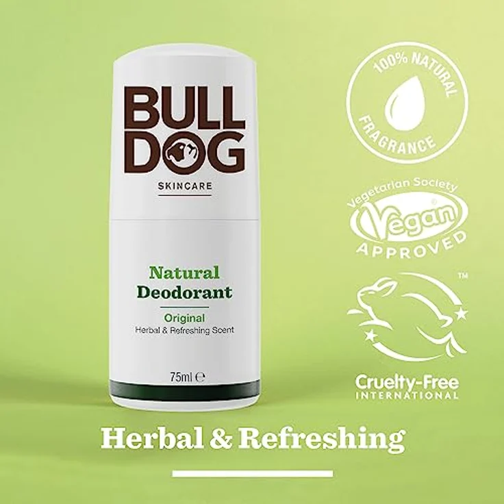 BULLDOG Original Deodorant 75ml, 24 Stunden effektiver Schutz, vegan – Bild 2