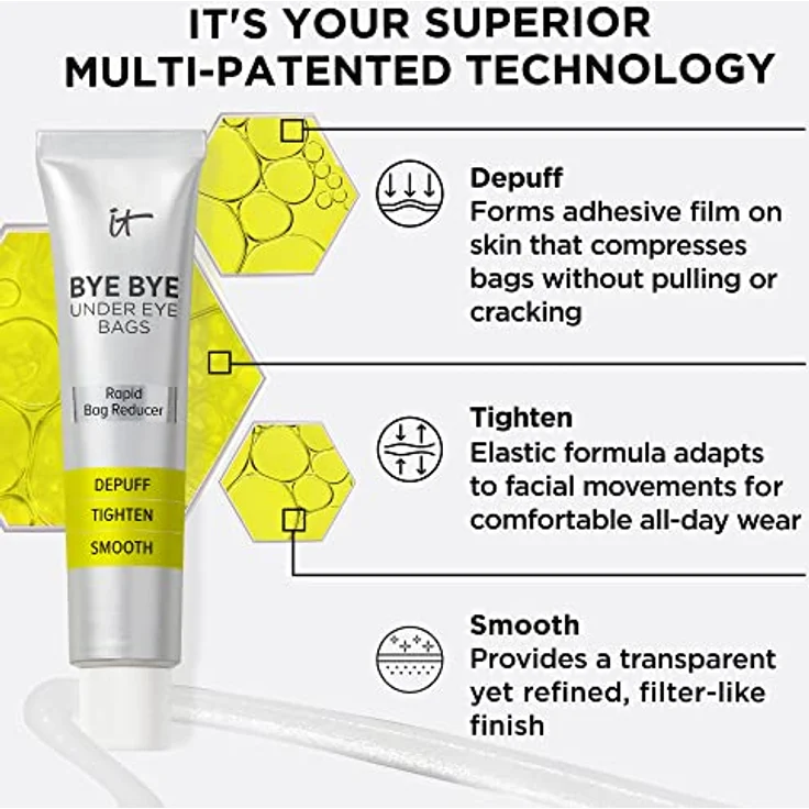 IT Cosmetics, Exklusive Behandlung für Beutel, Lifing-Effekt, entzündungshemmend, Bye Bye Under Eye Bags, 15 ml – Bild 4