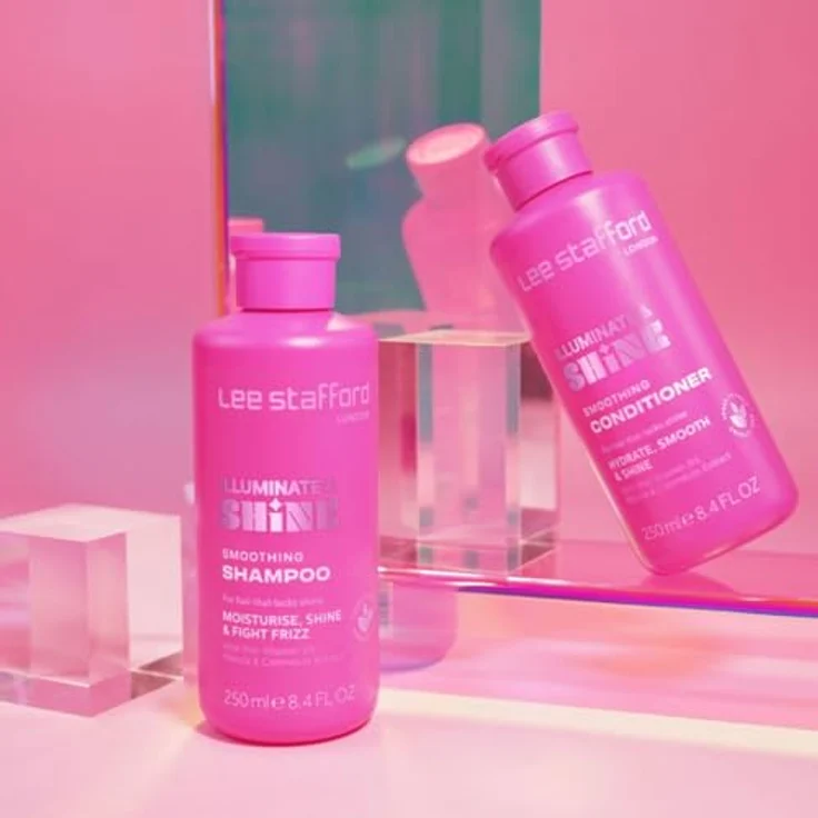 Lee Stafford Illuminate & Shine Smoothing Shampoo, sanftes Glanz-Shampoo für strahlende Geschmeidigkeit, 250 ml – Bild 5