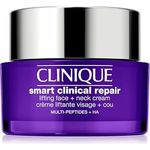Clinique Smart Clinical Repair Lifting Face + Neck Cream, 50 ml - Straffende Anti-Aging Pflege für Gesicht und Hals