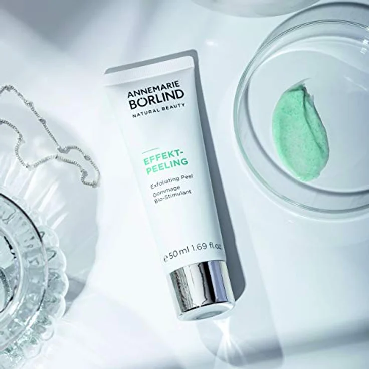 Annemarie Börlind Effekt-Peeling 50 ml, Hautverfeinernd, mit Jojobawachs-Kügelchen und biozertifizierter Sheabutter  – Bild 3