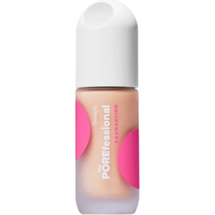 Benefit Cosmetics POREfessional Foundation, Flüssige Foundation mit mittlerer Deckkraft, natürlich mattem Finish, wasserresistent, 30ml