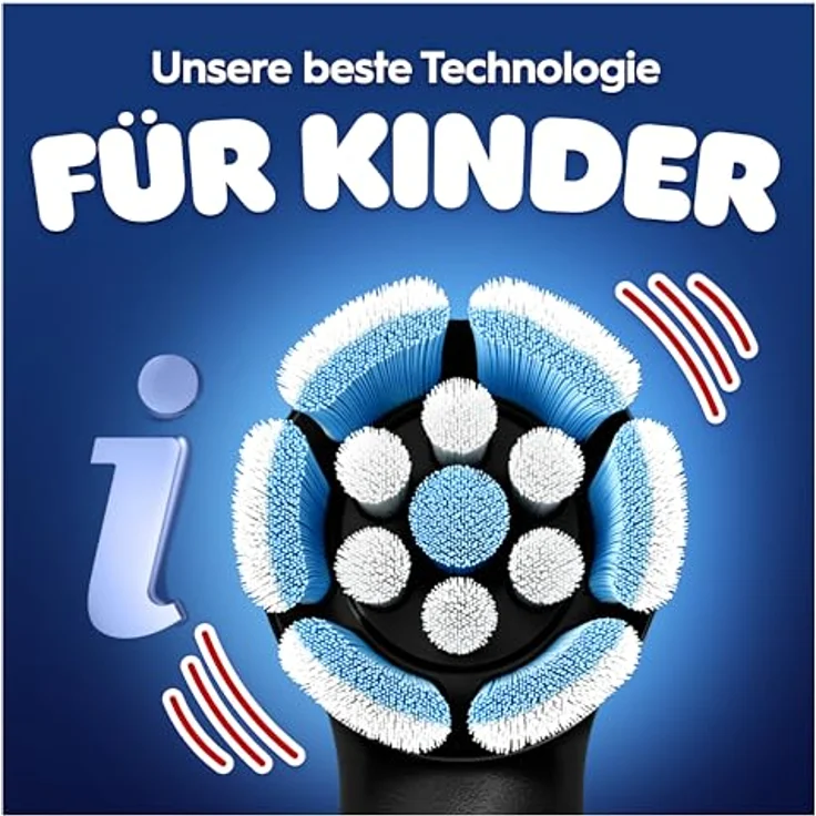 Oral-B iO Kids 6+ Spiderman, Elektrische Kinderzahnbürste mit Musik-Timer, 3 Putzmodi, inkl. Aufsteckbürste und Reise-Etui, ab 6 Jahren – Bild 6