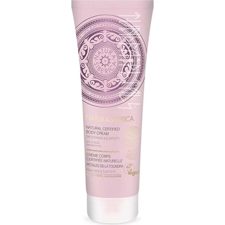 Natura Siberica Natural Body Cream 200ml, natürliche Körperpflege für jeden Hauttyp, reich an Nährstoffen, rein pflanzliche Rezeptur