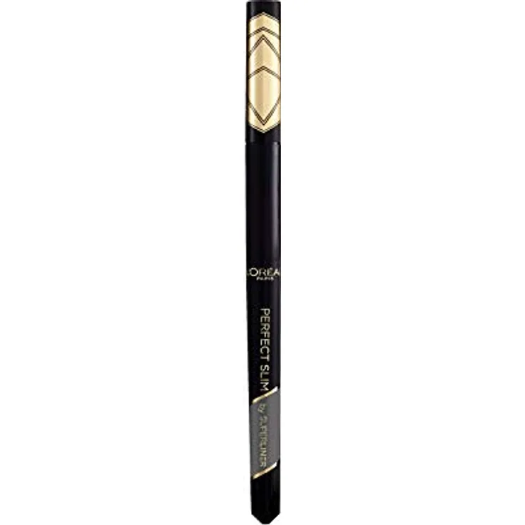 L’Oréal Paris Super Liner Perfect Slim, Eyeliner mit feiner Filzstiftspitze und 24h Halt, 0,6 ml, GREY