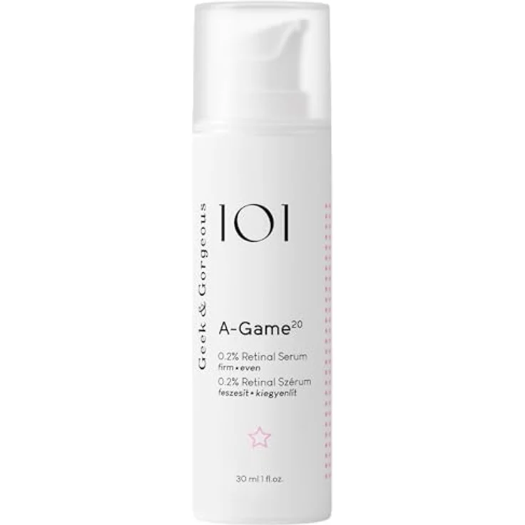 Geek & Gorgeous A-Game 20 – Hochdosiertes Serum mit 0,2% Retinal – Anti-Aging Gesichtspflege für reife & müde Haut – 30 ml – Bild 1
